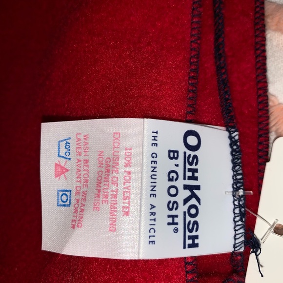 Cozy & warm OSHKOSH blankie - Picture 5 of 5